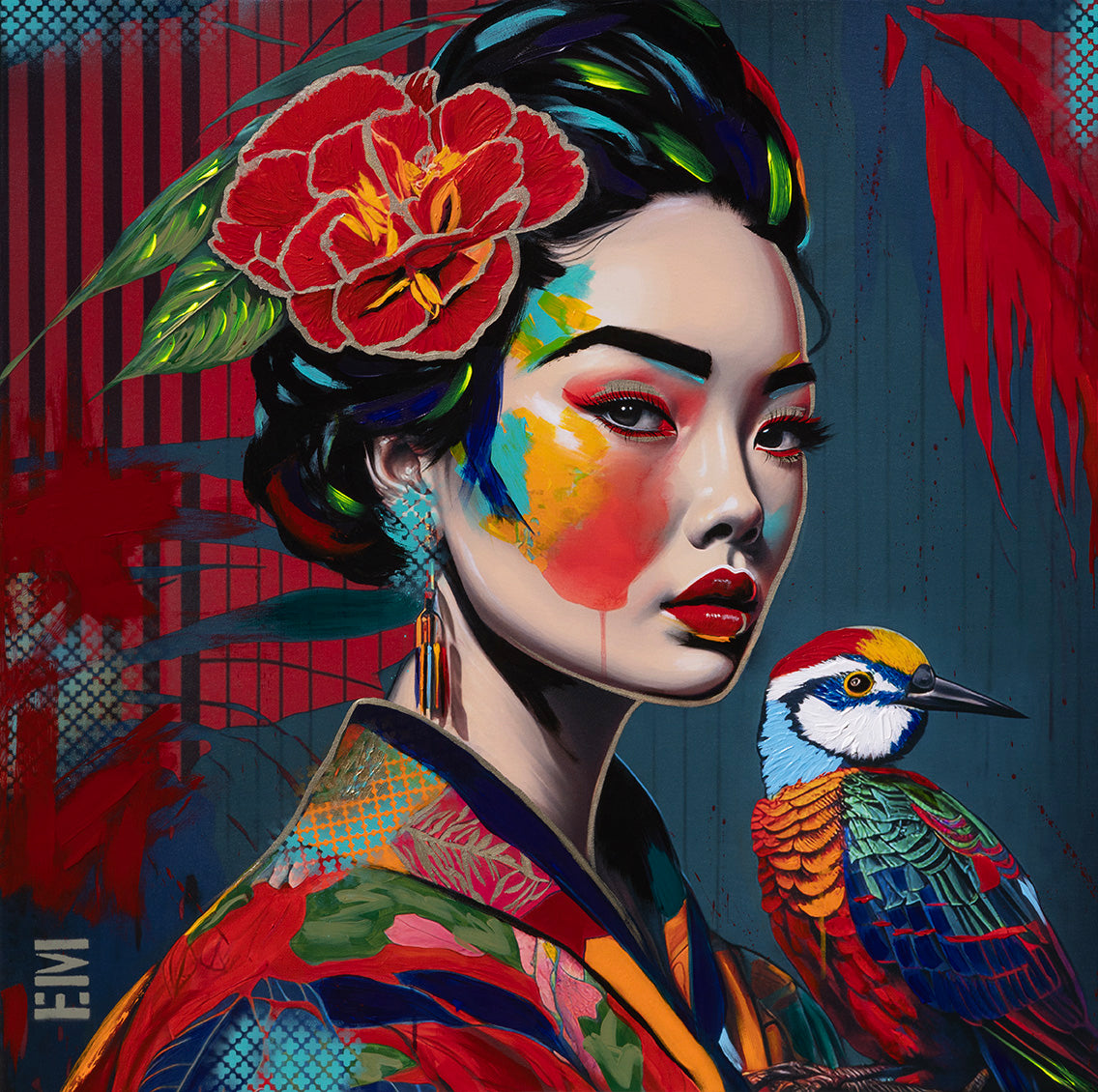 'Rainbow Geisha Kingfisher' limited edition