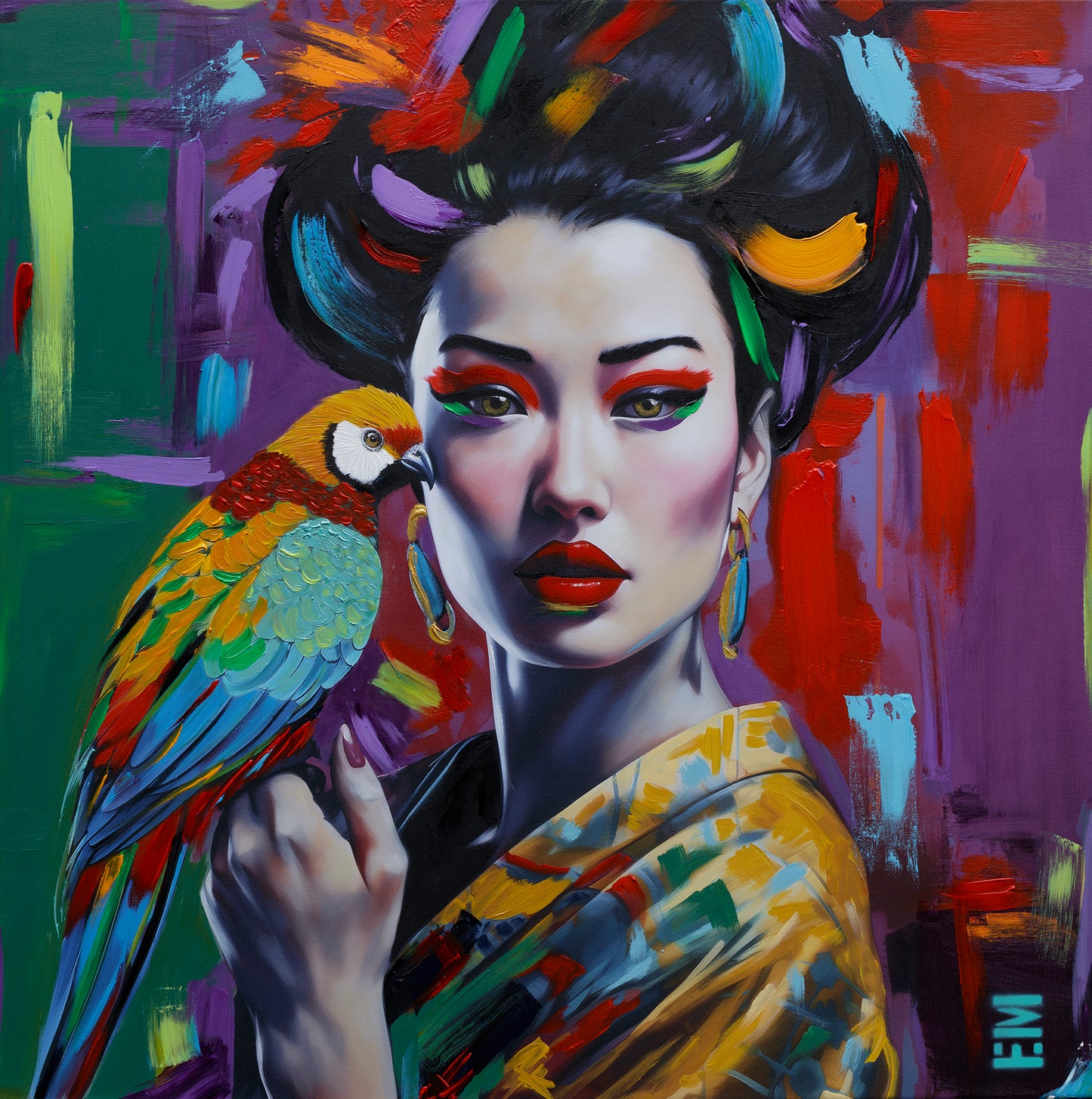 'Perhaps I do like a bit of colour' limited edition