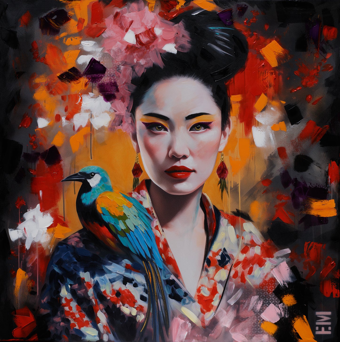 'She's a carnival of colour' Limited edition