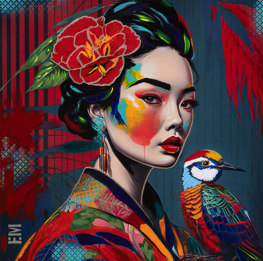 'Rainbow Geisha Kingfisher' limited edition